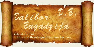Dalibor Bugadžija vizit kartica